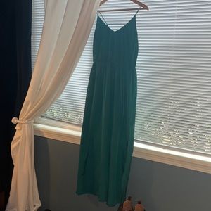 Loft Green Maxi Dress